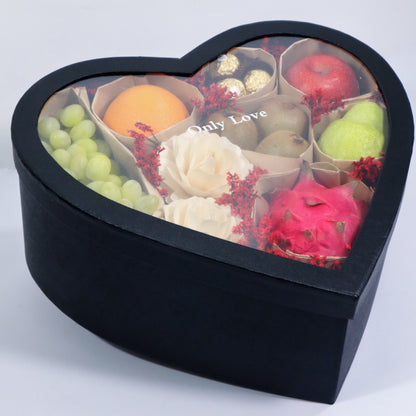 A variety of fresh fruits in Mesrabloom’s Deluxe Love Fruit Box, making every occasion special